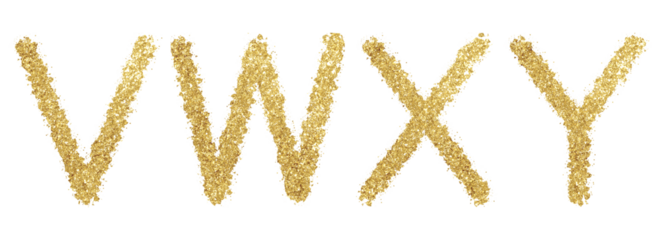 Gold V W X Y