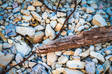 Sunset over the Dolomites. Park of the three peaks of Lavaredo.