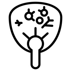 Obraz premium chinese fan icon