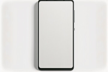 Mockup / template. Smartphone with blank screens for your design isolated on white background.