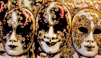 three creepy masks for scary nights