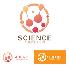 Molecule symbol logo template vector illustration,Neuron logo or nerve cell logo design 