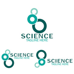 Molecule symbol logo template vector illustration,Neuron logo or nerve cell logo design 