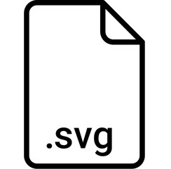 SVG extension file type icon