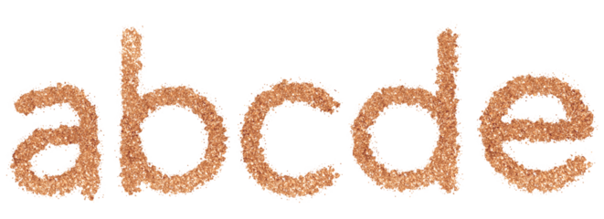 Rose Gold a b c d e