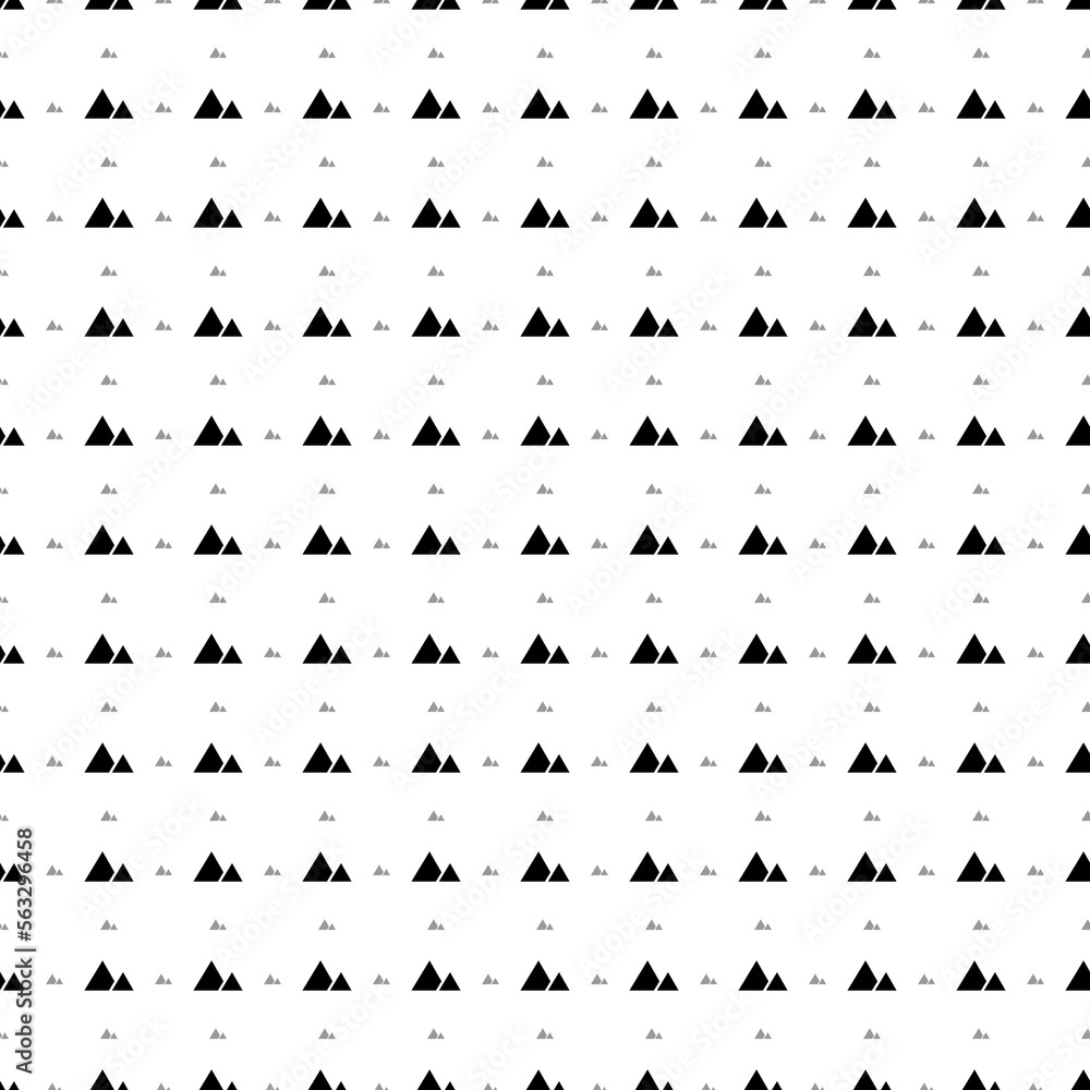 Poster square seamless background pattern from geometric shapes are different sizes and opacity. the patter