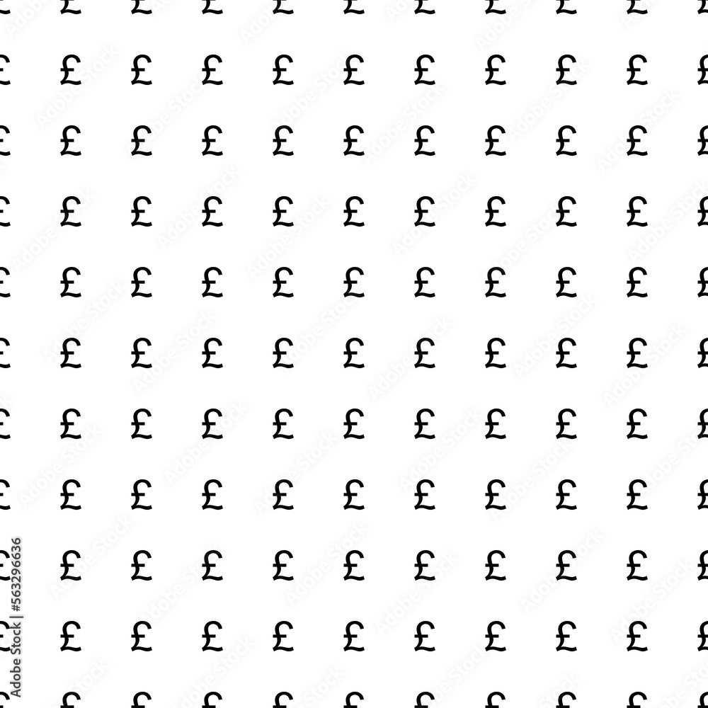 Poster square seamless background pattern from geometric shapes. the pattern is evenly filled with big blac