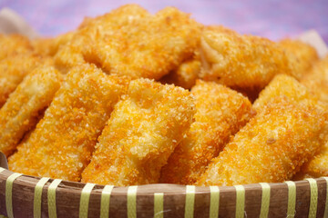 chicken nuggets on plate