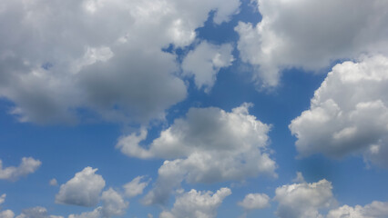 blue sky with clouds