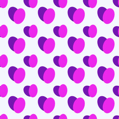 Pattern with figures on a light background. Design for fabric, paper, website