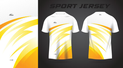 yellow shirt sport jersey design © TaufikStuff