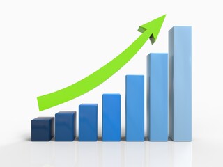 3D Chart of Exponential Growth or Compound Interest