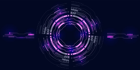 Technology background Hi-tech communication concept innovation abstract background vector illustration