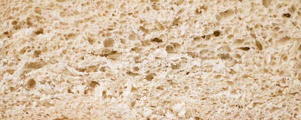 Wheat bread pulp. Macro background. 