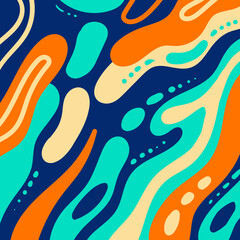 colorful square liquid background illustration_14