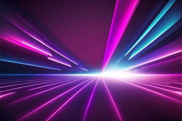 Obraz premium abstract neon light background