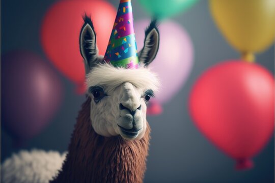 Happy Birthday, 生日快乐, Feliz cumpleaños, जन्मदिन मुबारक, Joyeux anniversaire, Alles Gute zum Geburtstag, Buon compleanno, С днем рождения, عيد ميلاد سعيد, Feliz aniversário. Llama or alpaca.