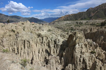 The Valley of the Moon in La Paz, Bolivia