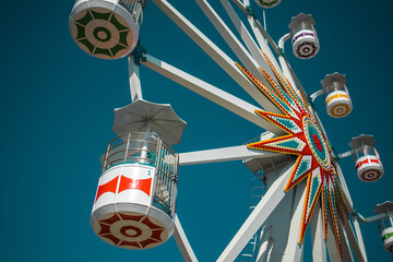 ferris wheel at night