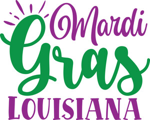 Mardi Gras Louisiana Svg