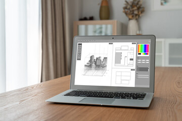 Architectural design modish software application for architect business and professional designer