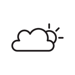 weather icon, cloud vector illustration, cloud icon, cloud flat icon