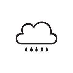 weather icon, cloud vector illustration, cloud icon, cloud flat icon
