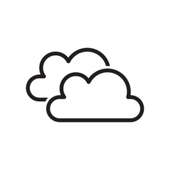 weather icon, cloud vector illustration, cloud icon, cloud flat icon