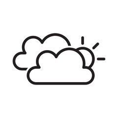 weather icon, cloud vector illustration, cloud icon, cloud flat icon