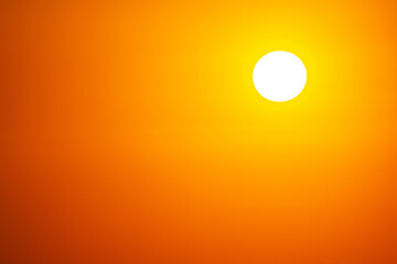 El sol está bajando