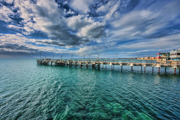 Fototapeta premium pier in the sea