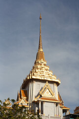 The top of the pagoda, Wat Traimit-Golden Buddha