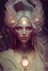 Medium - Spiritual goddess - AI generative