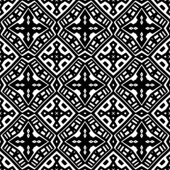 
Vector pattern in geometric ornamental style. Black and white color.Seamless pattern.