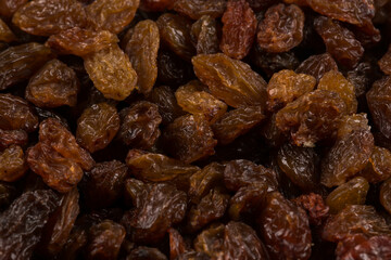 Sweet raisins background