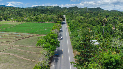 High Angle View Of Road