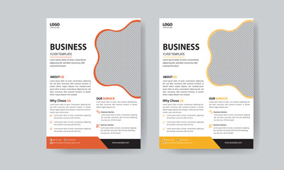 Business flyer template 