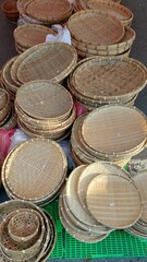 vintage bamboo container and tools in Agricultural Society