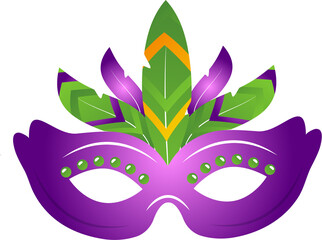 mardi gras carnival cartoon illustration © Anna