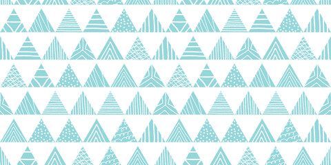 Triangle illustration background. Seamless pattern.Vector.三角イラストパターン　背景素材