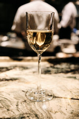 glass of sweet dessert wine