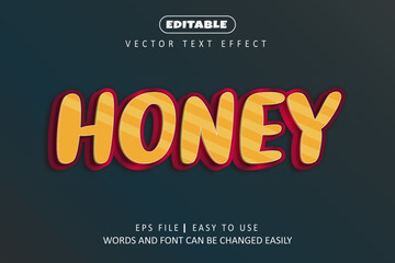 Honey text effect - Honey