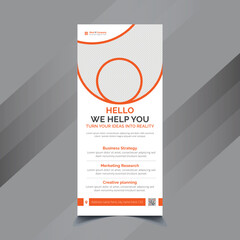 Fototapeta premium Corporate Roll up Banner