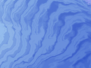 Blue waves, sea waves, watercolor ultramarine waves, abstract gradient