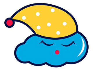 World sleeping day illustration