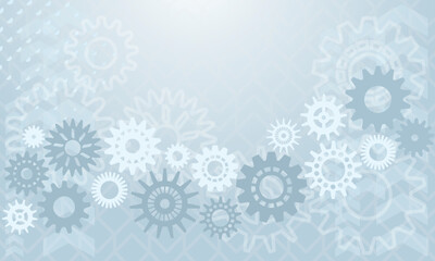 Vector background with gears