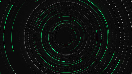 Future interface of modern targeting system during working process. Abstract digital display with technological searching background.