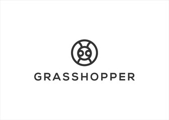 Grasshopper logo icon design template