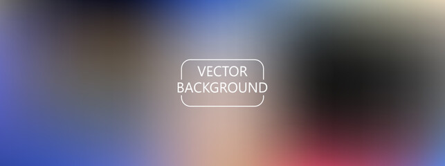 Abstract blurred gradient background. Black and blue fluid waves. Banner, poster template with smooth mesh gradient. Minimalist liquid backdrop. Vector illustration