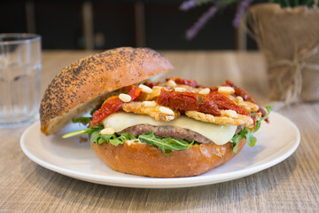 Authentic top quality American cheese Burger